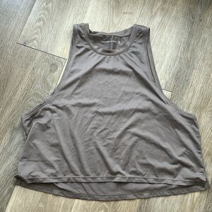 Abercrombie & Fitch Brown Muscle Tee with Sleek Design